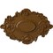 Ekena Millwork Kinsley Flowing Leaf Ceiling Medallion, Hand-Painted Smokey Topaz, 30 3/8"W x 20 3/4"H x 1"P CM30KISTF - alternate 1